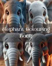 Elephant Colouring Book Cover